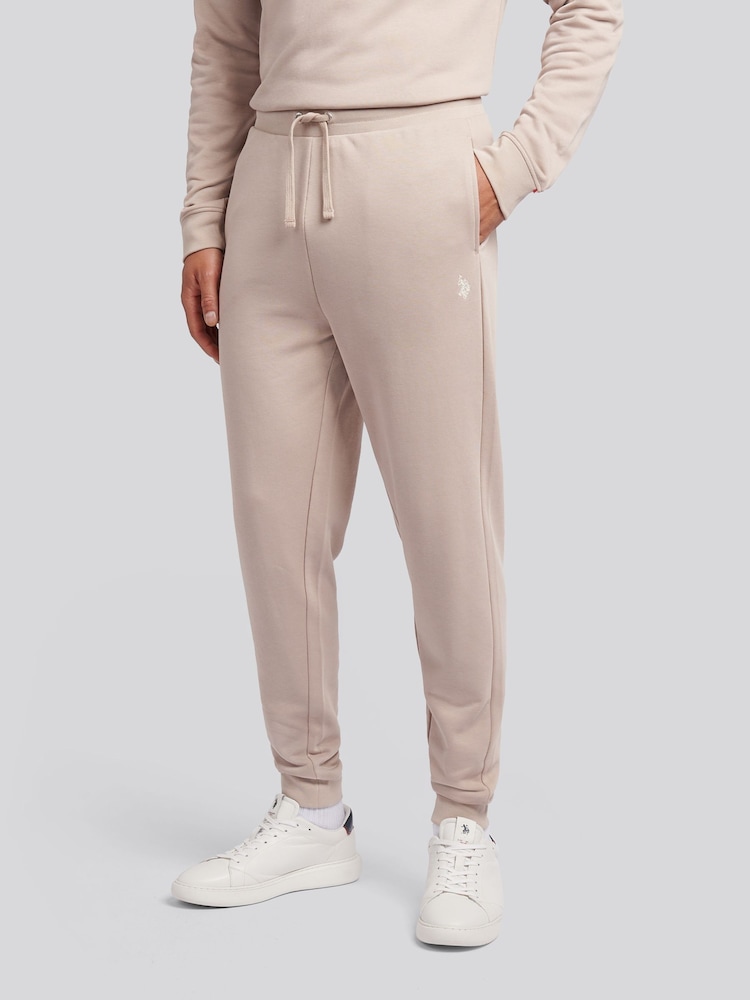 U.S. Polo Assn. Natural Mens Double Horsemen Loopback Joggers - Image 1 of 9