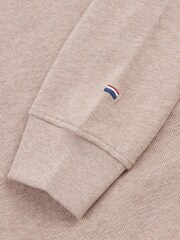 U.S. Polo Assn. Pink Mens French Rib 1/4 Funnel Sweatshirt - Image 9 of 9