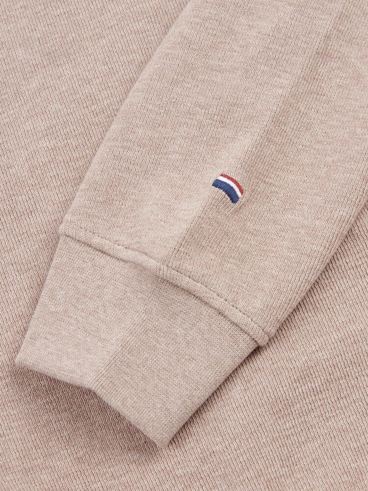 U.S. Polo Assn. Pink Mens French Rib 1/4 Funnel Sweatshirt - Image 9 of 9