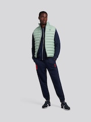 U.S. Polo Assn. Green Mens Bound Quilted Gilet - Image 4 of 7