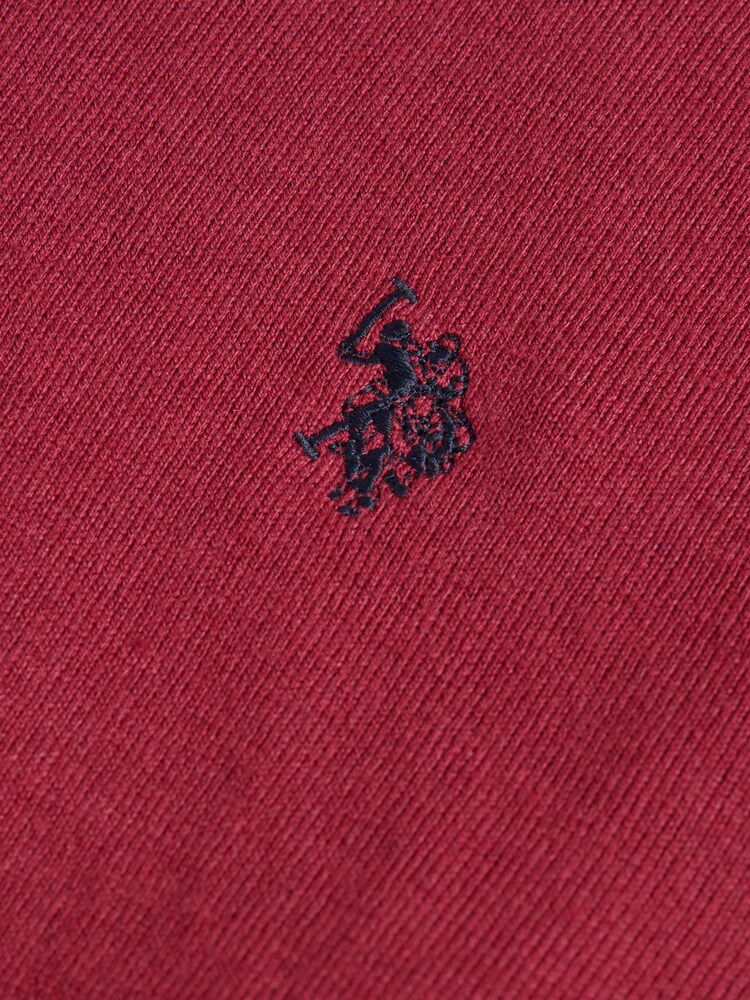 U.S. Polo Assn. Red Mens Cotton Crew Neck Jumper - Image 3 of 3 U.S. Polo Assn. Red Mens Cotton Crew Neck Jumper - Image 3 of 3