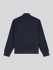 U.S. Polo Assn. Blue Mens French Rib 1/4 Funnel Sweatshirt - Image 6 of 8