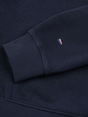 U.S. Polo Assn. Blue Mens French Rib 1/4 Funnel Sweatshirt - Image 8 of 8