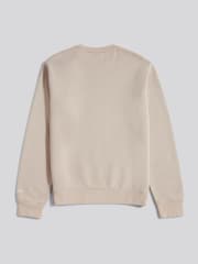 U.S. Polo Assn. Natural Mens Tonal Double Horsemen Print Crew Sweatshirt - Image 7 of 9