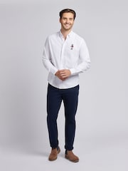 U.S. Polo Assn. White Mens Chuck Oxford Shirt - Image 3 of 8