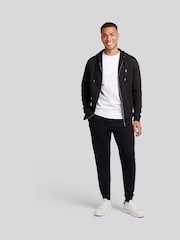 U.S. Polo Assn. Black Mens Double Horsemen Zip Hoodie - Image 3 of 7