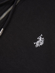U.S. Polo Assn. Black Mens Double Horsemen Zip Hoodie - Image 7 of 7