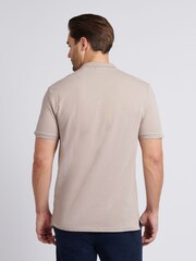 U.S. Polo Assn. Natural Mens Double Horsemen Polo Shirt - Image 4 of 7
