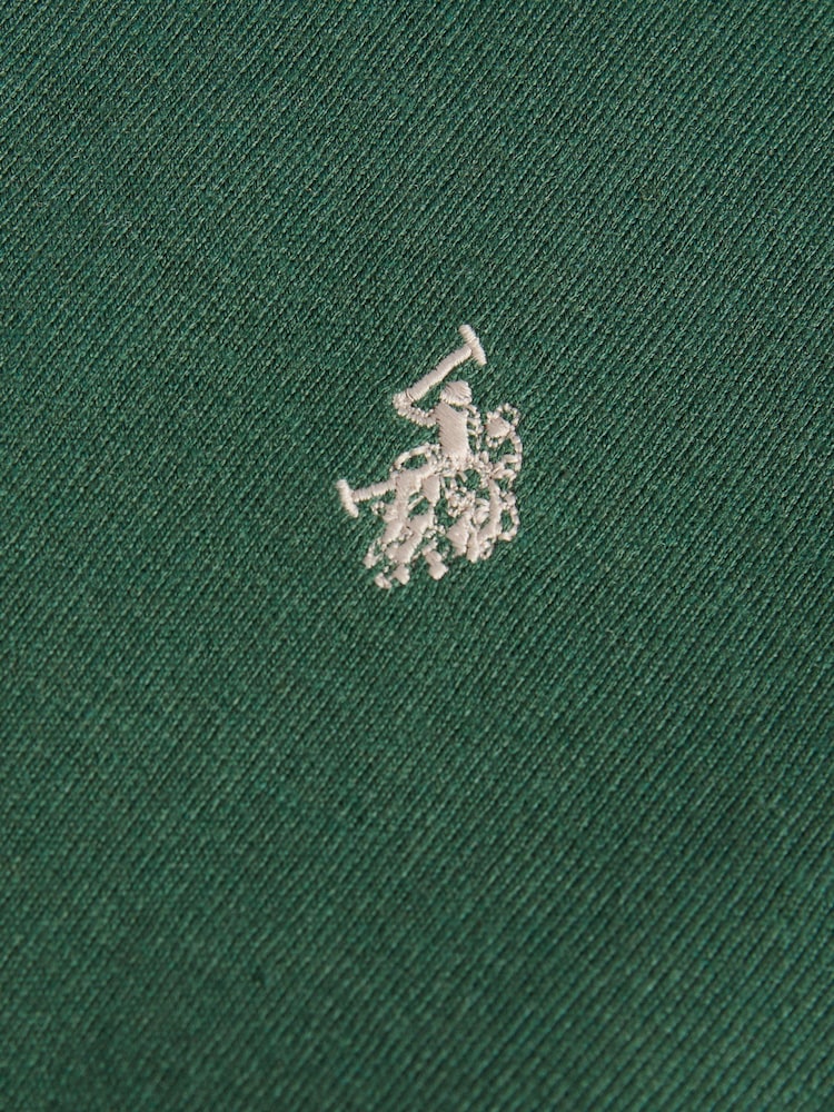 U.S. Polo Assn. Light Green Mens Peached Oxford Shirt - Image 7 of 7