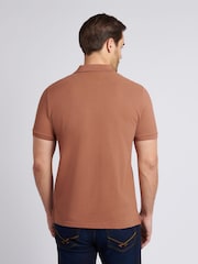U.S. Polo Assn. Brown Mens Double Horsemen Polo Shirt - Image 4 of 7