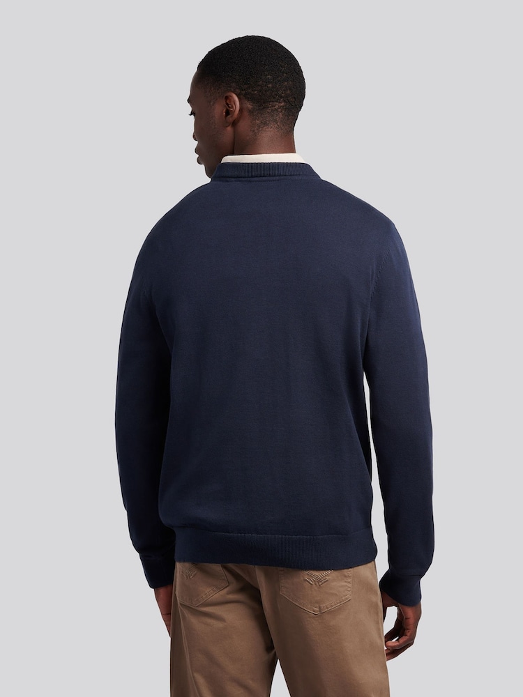 U.S. Polo Assn. Blue Mens Chuck Knit Crew Jumper - Image 2 of 8