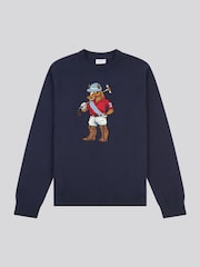 U.S. Polo Assn. Blue Mens Chuck Knit Crew Jumper - Image 6 of 8