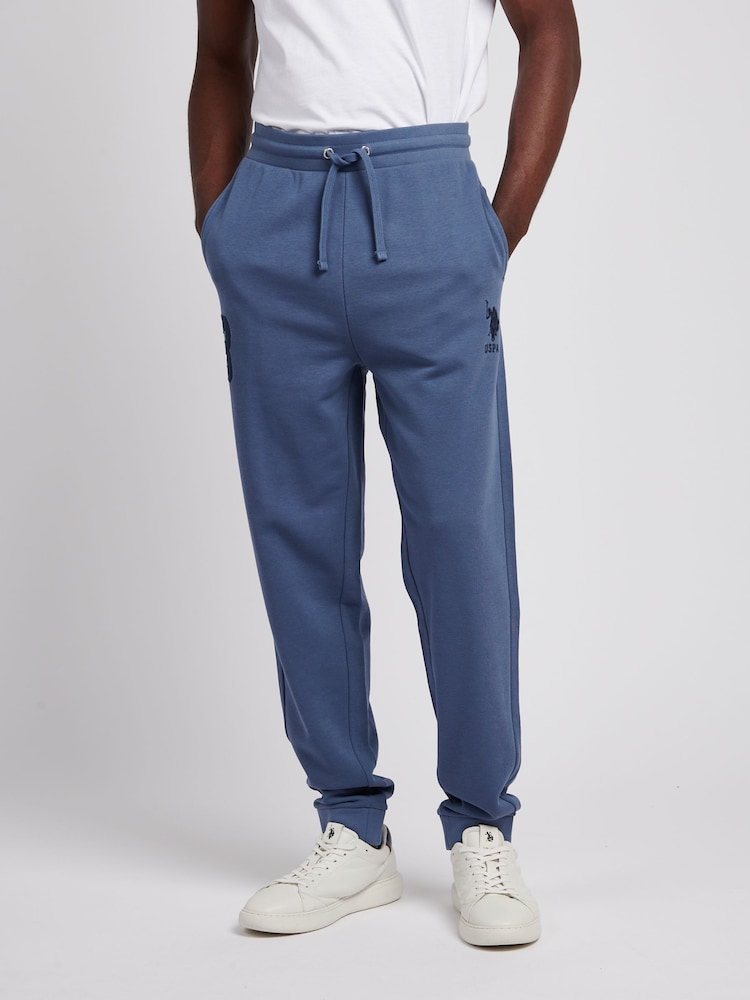 U.S. Polo Assn. Blue Mens Player 3 Loopback Joggers - Image 1 of 10 U.S. Polo Assn. Blue Mens Player 3 Loopback Joggers - Image 1 of 10