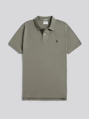 U.S. Polo Assn. Green Mens Double Horsemen Polo Shirt - Image 6 of 7