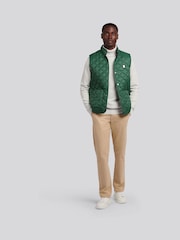 U.S. Polo Assn. Green Mens Onion Quilt Lightweight Gilet - Image 3 of 9