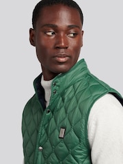 U.S. Polo Assn. Green Mens Onion Quilt Lightweight Gilet - Image 4 of 9