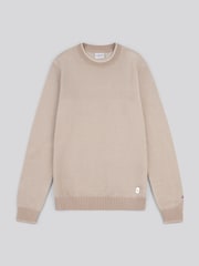 U.S. Polo Assn. Natural Mens Twisted Yarn Knit Crew Jumper - Image 6 of 8