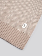 U.S. Polo Assn. Natural Mens Twisted Yarn Knit Crew Jumper - Image 8 of 8