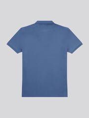U.S. Polo Assn. Blue Mens Vertical Stripe Polo Shirt - Image 6 of 7