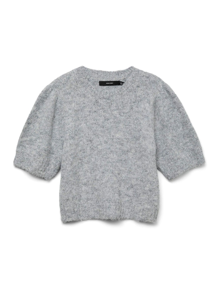 Cinza - VERO MODA Jumper manga curta bufante - Imagem 5 de 5