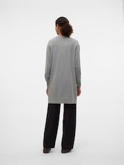 VERO MODA Grey Long Sleeve Open Cardigan - Image 2 of 5