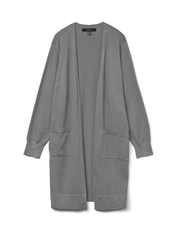 VERO MODA Grey Long Sleeve Open Cardigan - Image 5 of 5