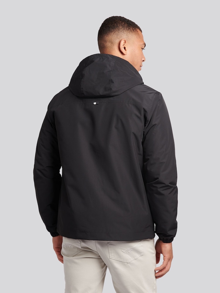 U.S. Polo Assn. Black Mens Fleece Lined Windbreaker Jacket - Image 2 of 12