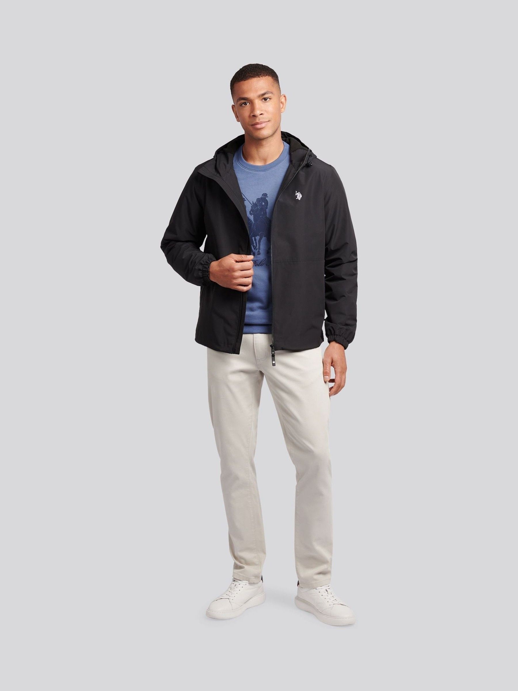 Next：日本 U.S. Polo Assn. メンズフリース裏地付きウインド