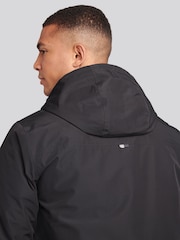 U.S. Polo Assn. Black Mens Fleece Lined Windbreaker Jacket - Image 5 of 12