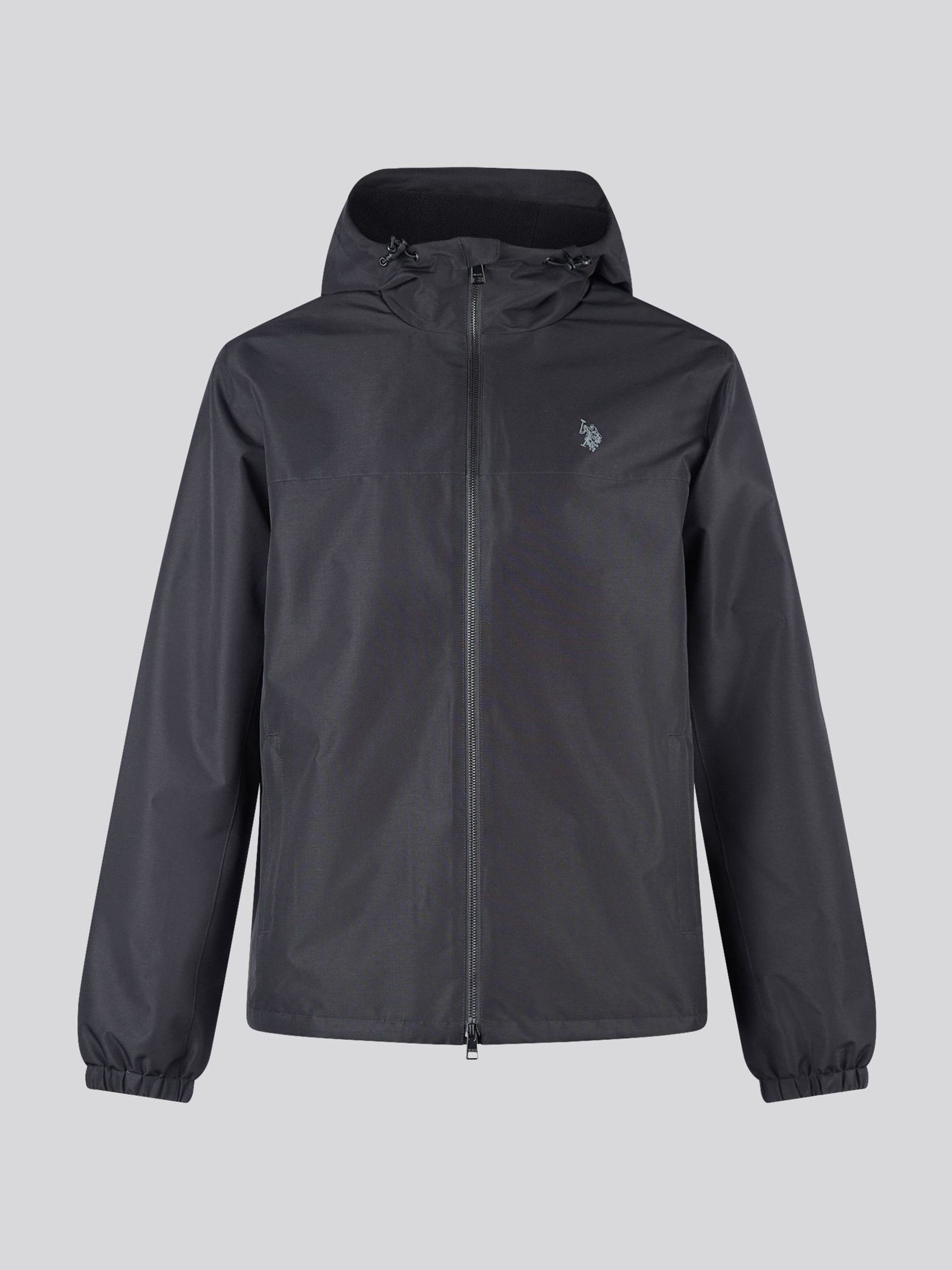 Buy U.S. Polo Assn. Black Mens Lined Winter Rain Jacket from Next USA