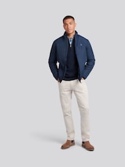U.S. Polo Assn. Blue Mens Lightweight Quilt Funnel Puffer Jacket - Image 2 of 11
