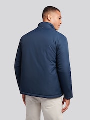 U.S. Polo Assn. Blue Mens Lightweight Quilt Funnel Puffer Jacket - Image 3 of 11