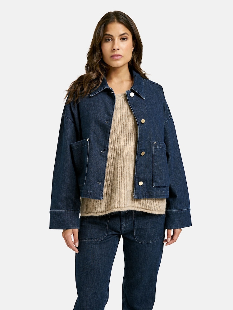 Smith & Soul Blue Oversized Denim Jacket - Image 1 of 4