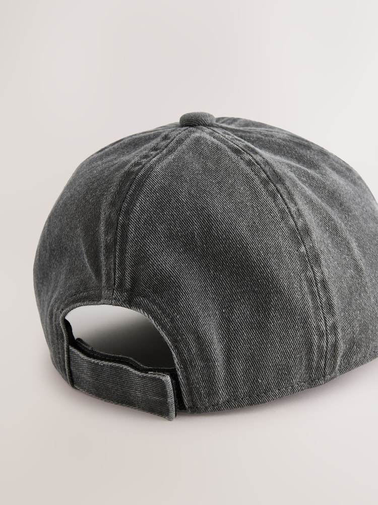 Model negru prespălat - Cotton Baseball Cap Hat (1-16yrs) - Imaginea 2 din 3