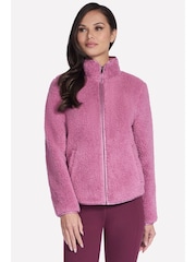 Skechers Pink Sherpa Jacket - Image 8 of 8