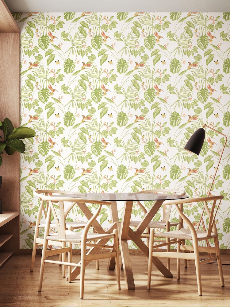 Ohpopsi Apple Peach Hummingbird 10M Wallpaper - Image 1 of 3
