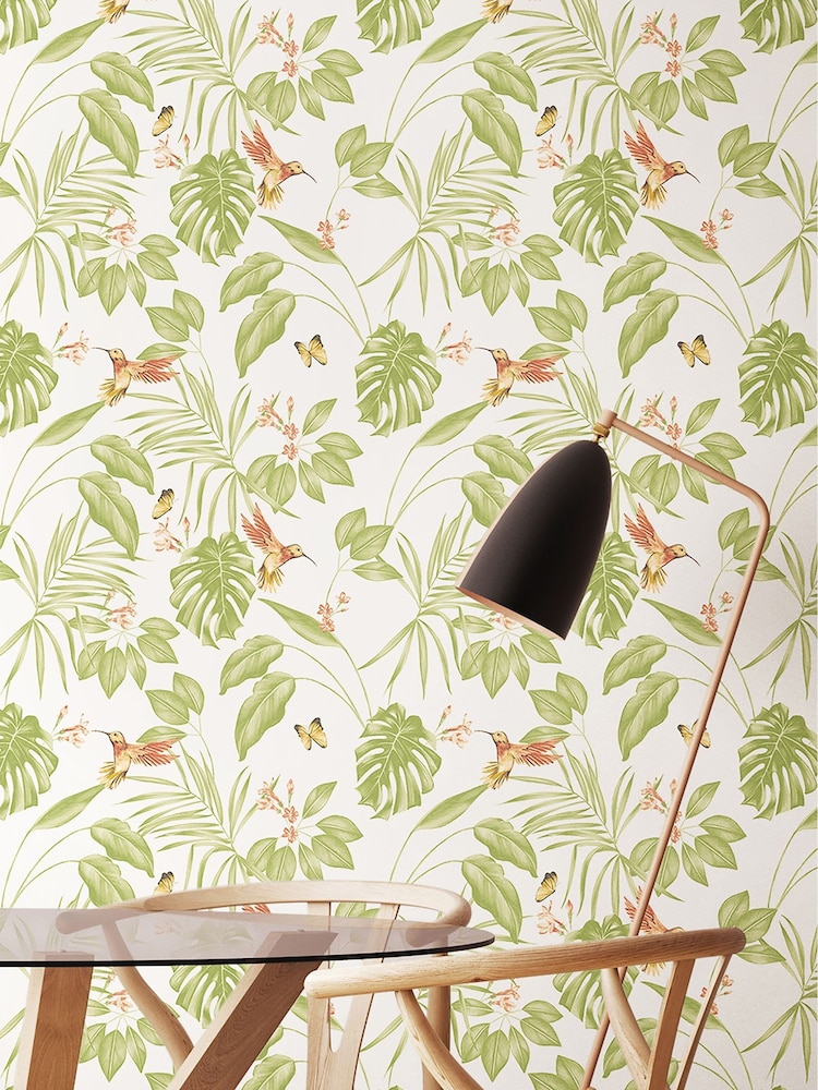 Ohpopsi Apple Peach Hummingbird 10M Wallpaper - Image 2 of 3