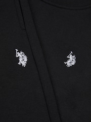 U.S. Polo Assn. Black Double Horsemen Crew Sweatshirt and Joggers Set - Image 9 of 11