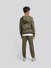 U.S. Polo Assn. Green Boys Player 3 Zip Hoodie and Joggers Set - Image 2 of 10