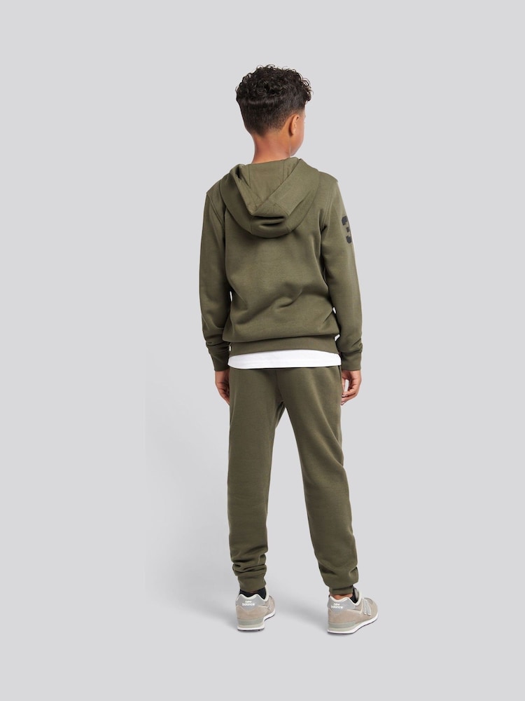 U.S. Polo Assn. Green Boys Player 3 Zip Hoodie and Joggers Set - Image 2 of 10 U.S. Polo Assn. Green Boys Player 3 Zip Hoodie and Joggers Set - Image 2 of 10