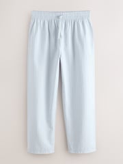 White/Blue Snoopy Breakfast Graphic Short Sleeve Pyjamas Set - Image 9 of 12