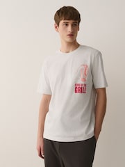 أزرق/أبيض - Graphic Short Sleeve Jersey Pyjamas Set 2 Pack - صورة 3 من 13