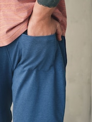 Portocaliu - Set pijamale Jerseu cu dungi și mânecă scurtă - Imaginea 5 din 11