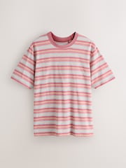 Roşu/Albastru - Stripe Short Sleeve Jersey Pyjamas Set 2 Pack - Imaginea 3 din 13