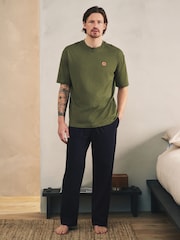 Grün/Orange - Bedrucktes Kurzarm-Pyjama-Set im 2 er-Pack - Bild 15 von 17