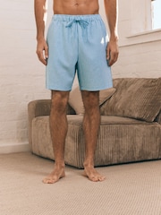 Grün & Blau - Woven Stripe Pyjama Shorts 2 Pack - Bild 4 von 12