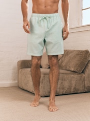 Grün & Blau - Woven Stripe Pyjama Shorts 2 Pack - Bild 5 von 12