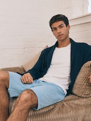 Grün & Blau - Woven Stripe Pyjama Shorts 2 Pack - Bild 6 von 12