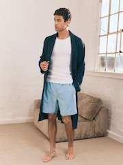 Grün & Blau - Woven Stripe Pyjama Shorts 2 Pack - Bild 7 von 12