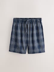 أصفر مائل للبني/أزرق داكن - حزمة من 2 بيجامة قصيرة منسوجة - صورة 5 من 14